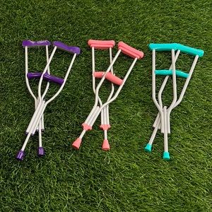 18 inch Doll Crutches - 3 sets for American Girl Doll